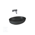Umywalka RIKA 52x40 blat, ceram anthracite matt