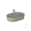 Umywalka BABETTE 62x41 blat, ceram fume matt
