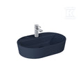 Umywalka BABETTE 62x41 blat, ceram navy bluet