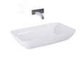 Umywalka FRESI 70x40 blat, ceram white hg