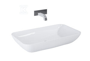 Umywalka FRESI 70x40 blat, ceram white hg