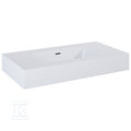 Umywalka DIMPLE 80 ścienna, marmur white matt