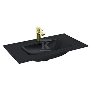 Umywalka SKAPPA 80, ceram black matt