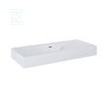 Umywalka DIMPLE 100 ścienna, marmur white matt