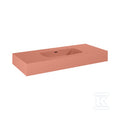 Umywalka DIMPLE 100 ścienna, marmur terra pink matt