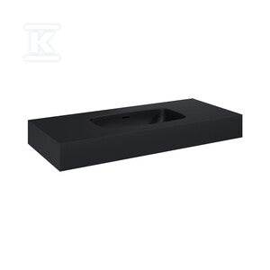 Umywalka DIMPLE 100 ścienna, marmur black matt