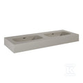 Umywalka DIMPLE 120 duo ścienna, marmur fume matt