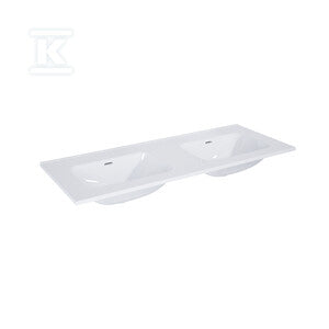 Umywalka SKAPPA 120 bez otworu duo, ceram white hg