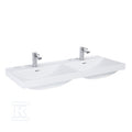 Umywalka MAXXI 120 duo, ceram white hg