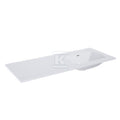 Umywalka SKAPPA 120 bez otworu prawa (60+60) ceram white hg