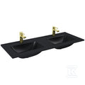 Umywalka SKAPPA 120 duo ceram black matt