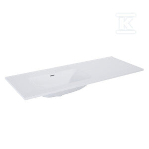 Umywalka SKAPPA 120 lewa (80+40) ceram white hg