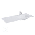 Umywalka SKAPPA 120 prawa (80+40) ceram white hg