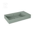Umywalka LEVEL 80 lewa ścienna, solid-surface sage matt