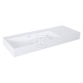 Umywalka LEVEL 120 lewa ścienna, solid-surface white matt