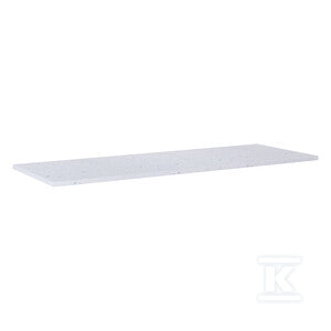 Blat terrazzo 140/46/2 white matt