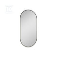 Lustro łazienkowe LED SHARON oval 52/92 black