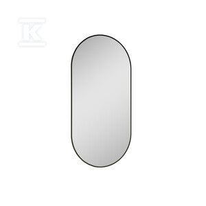 Lustro łazienkowe LED SHARON oval 52/92 black