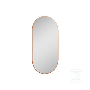 Lustro łazienkowe LED SHARON oval 52/92 rose gold