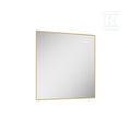 Lustro łazienkowe LED SHARON square 80/80 gold