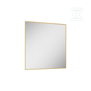 Lustro łazienkowe LED SHARON square 80/80 gold