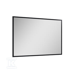 Lustro łazienkowe rama 120/80 black 19mm uniwersalne