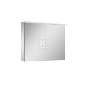 Szafka wisząca z lustrami premium 80 2d technobox+LED