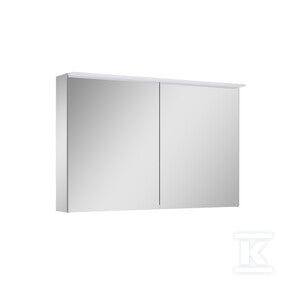 Szafka wisząca z lustrami premium 100 2d technobox+LED