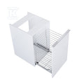 Komoda LOOK 40 z koszem cargo white matt pdw
