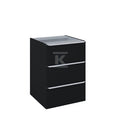 Komoda LOFTY 50 3s black matt pdw