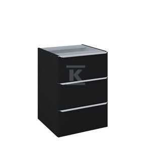 Komoda LOFTY 50 3s black matt pdw