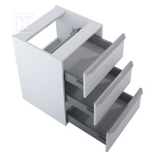 Komoda LOFTY 50 3s white hg pdw