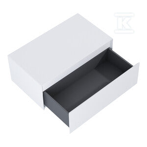 Komoda SPLIT SLIM 80 1s whitet z blatem pdw