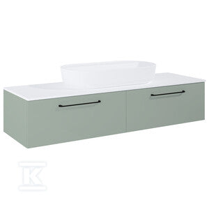 Komoda LOOK slim 160 2s sage matt pdw