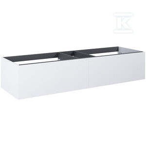 Komoda LOOK slim 160 2s white matt pdw
