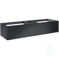 Komoda LOOK slim 160 2s black matt pdw
