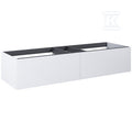 Komoda LOOK slim 160 2s white hg pdw