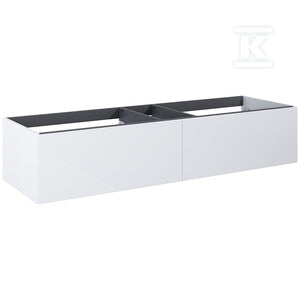 Komoda LOOK slim 160 2s white hg pdw