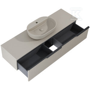 Komoda SOHO SLIM 160 2s fume matt pdw