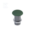 Korek umywalkowy niezamykany bez przelewu forest green matt