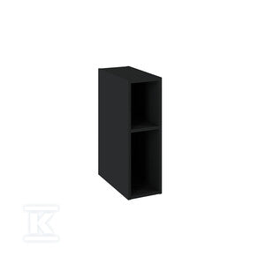 Półka otwarta/moduł podwójny LOOK 20 black matt pdw