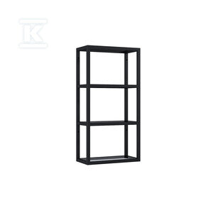 Półka metalowa/stelaż wiszący 40/80 z półkami (21,6) blackt