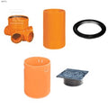Studnia Diamir DN/OD 400 GŁADKA_ZESTAW: kineta zbiorcza TYP2 400xKG200 + trzon H=2m + teleskop H=40cm + właz żeliwny 315 kl.D400