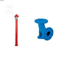 Hydrant nadziemny DN100 H2150, PN16, GJS, pojedyncze zamknięcie, kolumna stalowa + kolano stopowe N DN100, GJS ZESTAW
