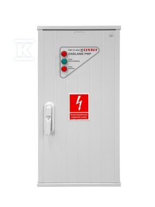 Przeciwpożarowy wyłącznik prądu CX2004-R-3P-250A-L-P-KS2.W2 z urządzeniem uruchamiającym UU PWP i sygnalizacyjnym US PWP