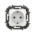 Gniazdo schuko 2P+Z z przesłoną zaciski śrubowe 16A-250V~ białe, NOWE NILOE