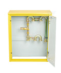 Punkt redukcyjno-pomiarowy na 2 gazom. G4/G6, w pionie, w skrzynce metalowej, 700x850x250 -antracyt