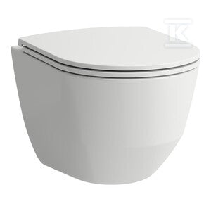 PRO Miska WC podwieszana Rimless Compacto 360 x 490 mm, powłoka LCC Activezgodna z systemem spłukiwania 4,5/3 l.