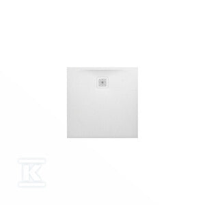 PRO brodzik kwadratowy 800 x 800 mm, z materiału kompozytowego MARBOND, biały
