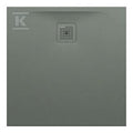 PRO brodzik kwadratowy 800 x 800 mm, z materiału kompozytowego MARBOND, beton architektoniczny